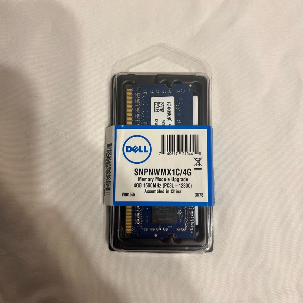 Dell Black and Blue Memory Module 4GB